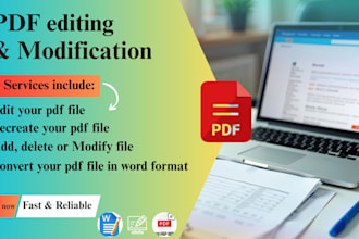 edit modify and redesign your PDF files