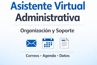 asistente virtual para organizacion y soporte administrativo