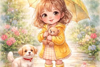children story book illustration children story book