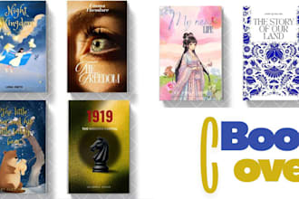design a professional book cover, ebook and 3d mockup