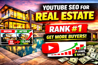 rank your real estate videos on youtube using SEO strategy