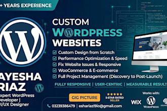 build a wordpress website