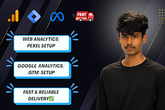 do meta pixel, analytics, conversion tracking and google tag manager setup