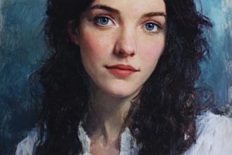 oil painting portrait and illustrations
