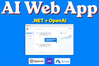 build a custom ai powered web application using dotnet and openai API