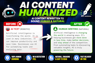 humanize ai text into natural writing