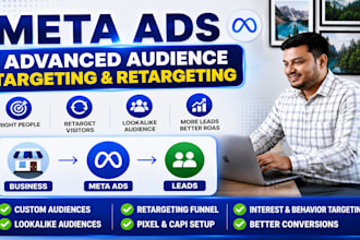 set up advanced audience targeting and retargeting for meta ads campaigns