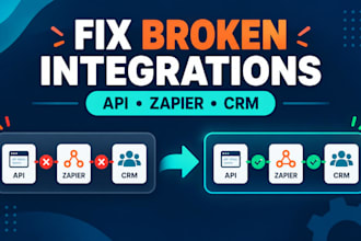 fix broken API or zapier integrations