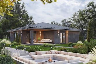 remodel landscape garden backyard and outdoor living in 3d