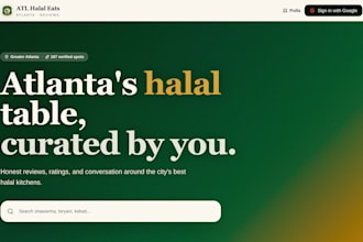 create a landing page