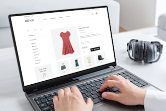 create a responsive ecommerce online store website