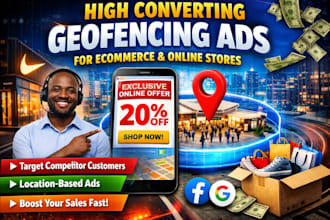 run high converting geofencing ads for ecommerce and online stores