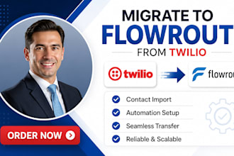 migrate twilio to flowroute transfer contacts and automate setup