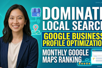 be your monthly local SEO expert for google business profile