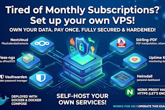 deploy self hosted services like nextcloud or paperless on your vps