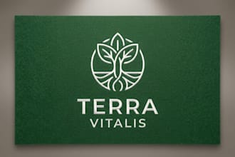design a professional minimalist logo for brand or business
