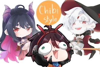 draw cute chibi anime style