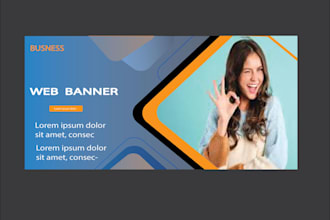 create professional and modern banner design