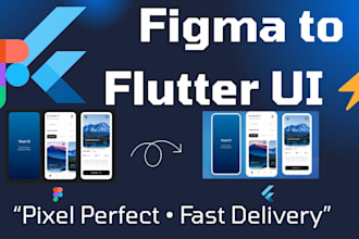 convert your figma, xd or PSD design into flutter app UI