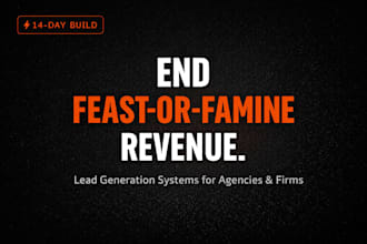 create a lead generation funnel system for b2b service businesses