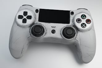 model and texture realistic 3d props for games or renders