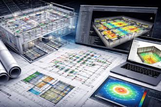 do city permit drawings, mep, electrical lighting, photometric in autocad dialux