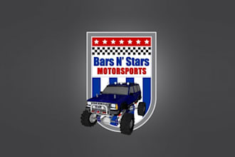 design wonderful classic logo for bars stars motorsports