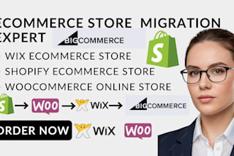 migrate your store from shopify woocommerce or wix to bigcommerce seamlessly