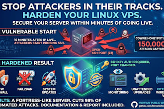 harden your linux vps against attacks with ssh hardening and firewall