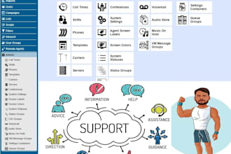 install and setup vicidial call center with asterisk, sip trunk and campaigns
