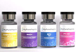 do product label design, peptide label design, vial label design