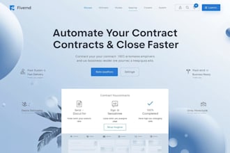 automate client contracts onboarding with a custom contract generator website