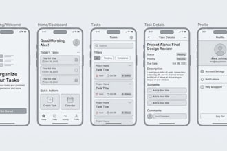 design wireframes and UI UX in figma
