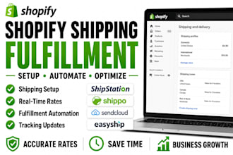 setup shopify shipping shipstation shippo fulfillment and automation