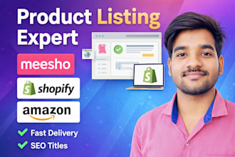 do ecommerce product listing for online stores