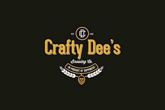 create yet elegant brand logo for a start up craft brewery