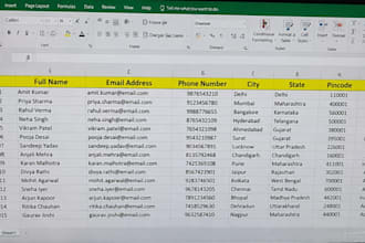 do accurate data entry data filling copy paste and excel work