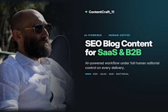write SEO blog posts for saas, b2b tech, and software brands