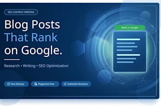 write SEO blog posts for saas, b2b tech, and software brands
