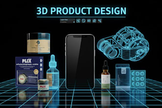 do 3d product modeling and realistic 3d rendering for amazon