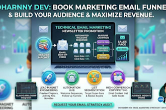 build your book marketing email funnel and newsletter strategy