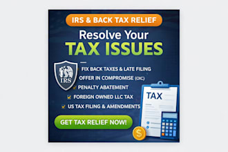 help you settle tax debt, late taxes, and irs issues legally