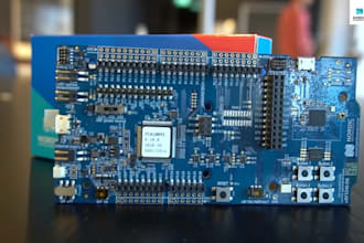 develop nrf52, nrf91, nrf5340, stm32, esp32 firmware and pcb design