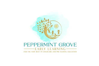 design boutique childcare logo for peppermint grove