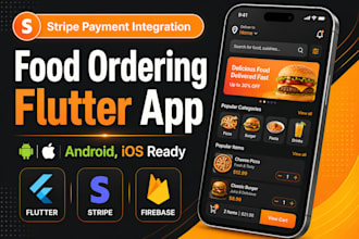 build a flutter food ordering app with cart and stripe payment integration