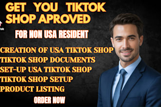 create USA tiktok shop tiktok shop manager tiktok shop setup tiktok dropshipping