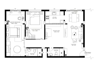 design furniture layout and space planning for your room