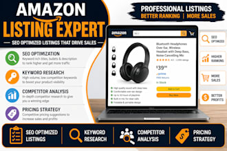 optimize amazon listings for SEO and better sales