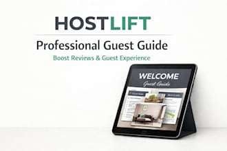 create a professional airbnb welcome guide PDF for your guests