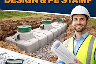 california septic system design pe stamp compliant with local codes